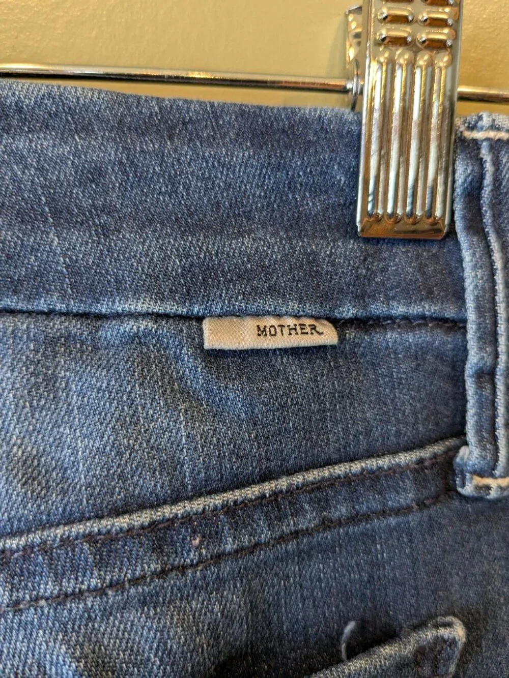 MOTHER Denim The Looker Ankle Skinny Jeans Sz 25 Tongue & Chic Mid Rise Stretch